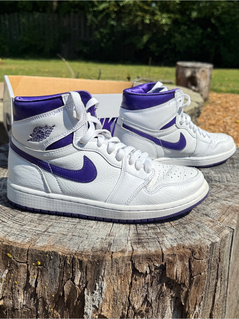 Nike Air Jordan 1 High OG “Court Purple” Women’s Size 7.5